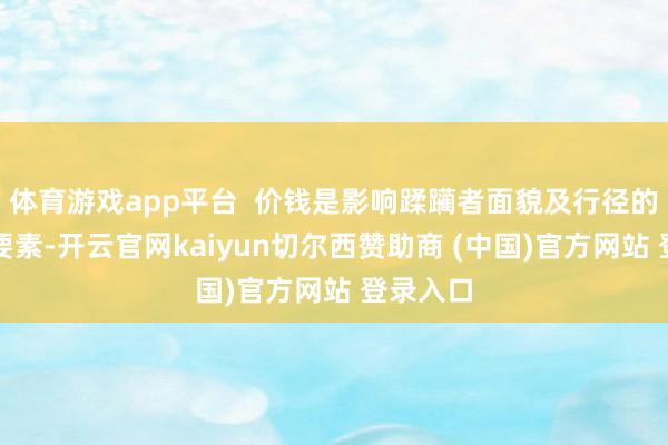 体育游戏app平台  价钱是影响蹂躏者面貌及行径的最主要要素-开云官网kaiyun切尔西赞助商 (中国)官方网站 登录入口