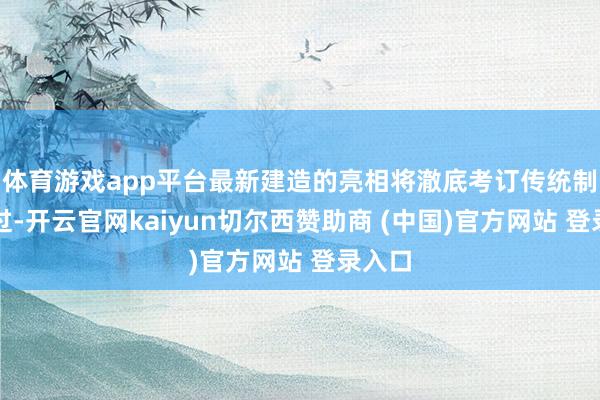 体育游戏app平台最新建造的亮相将澈底考订传统制造经过-开云官网kaiyun切尔西赞助商 (中国)官方网站 登录入口