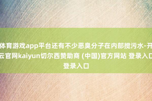 体育游戏app平台还有不少恶臭分子在内部搅污水-开云官网kaiyun切尔西赞助商 (中国)官方网站 登录入口