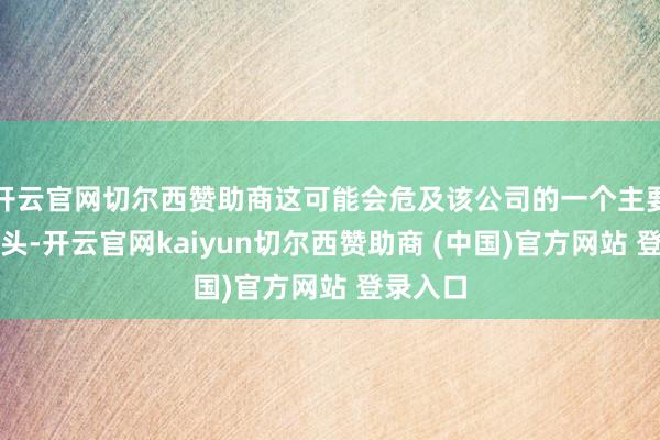 开云官网切尔西赞助商这可能会危及该公司的一个主要收入起头-开云官网kaiyun切尔西赞助商 (中国)官方网站 登录入口