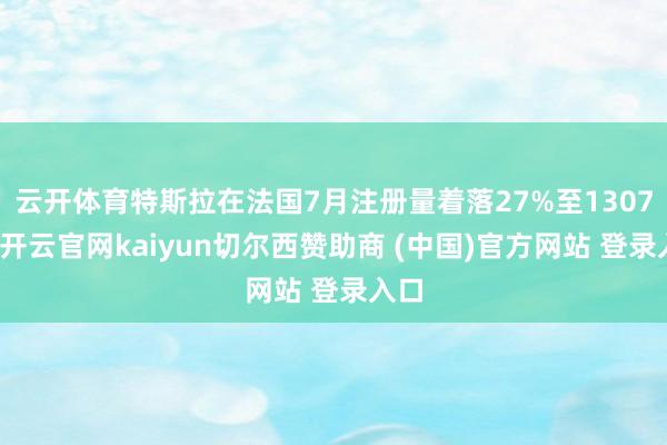 云开体育特斯拉在法国7月注册量着落27%至1307辆-开云官网kaiyun切尔西赞助商 (中国)官方网站 登录入口
