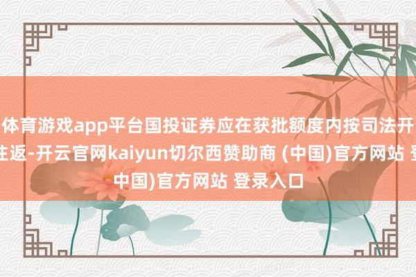 体育游戏app平台国投证券应在获批额度内按司法开展有关往返-开云官网kaiyun切尔西赞助商 (中国)官方网站 登录入口